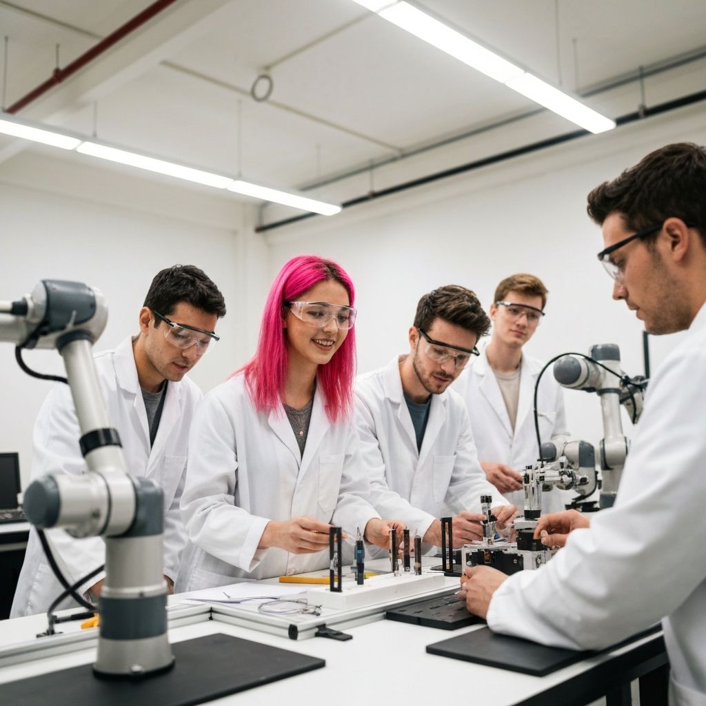 プロジェクトに取り組む学生たち